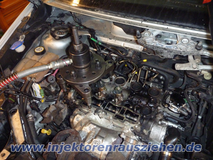 Wyciganie wtrysku z samochodu Ford 1,6
                    TDCI